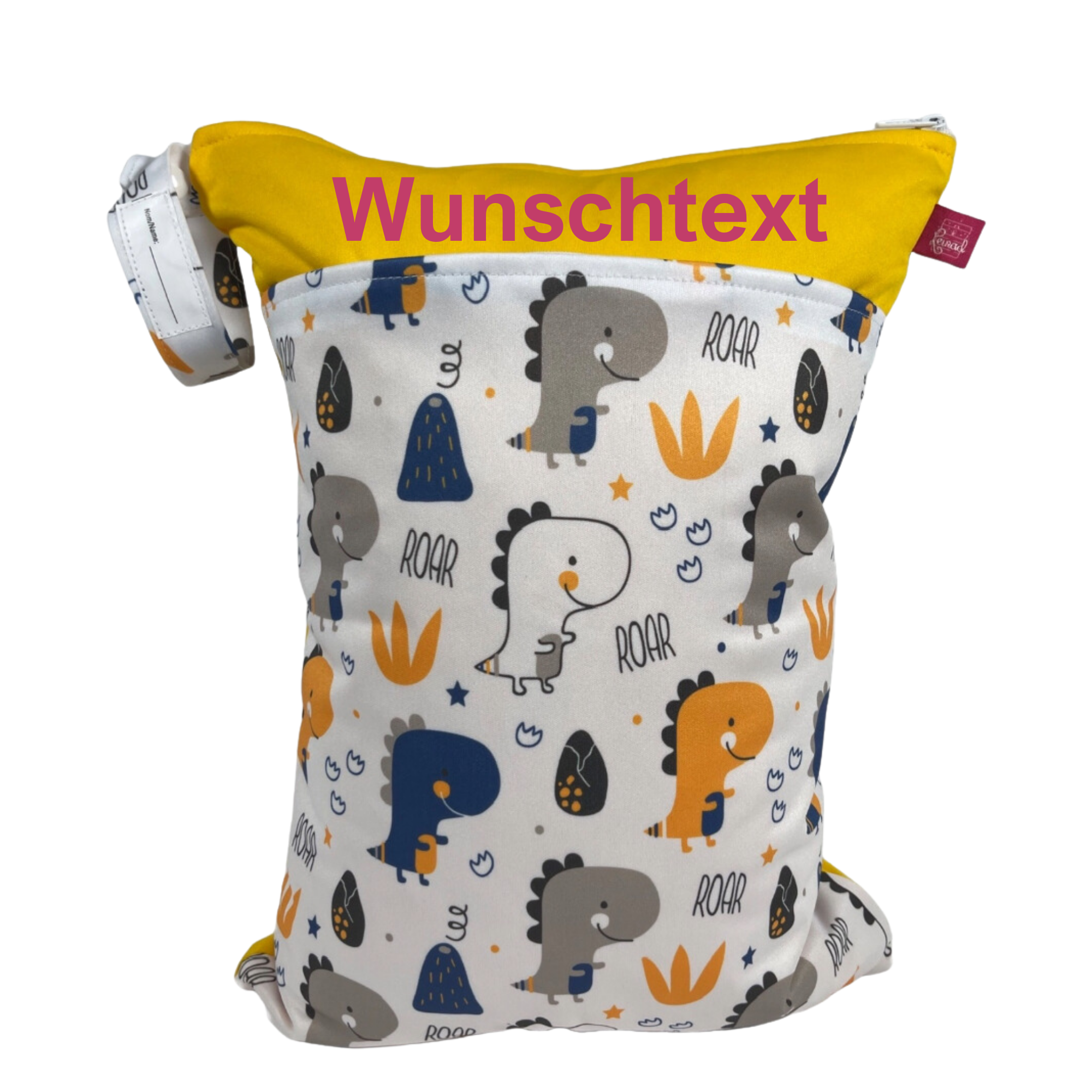 WETBAG mit NAMEN Set - Kitastarterset Dino/Dschungel