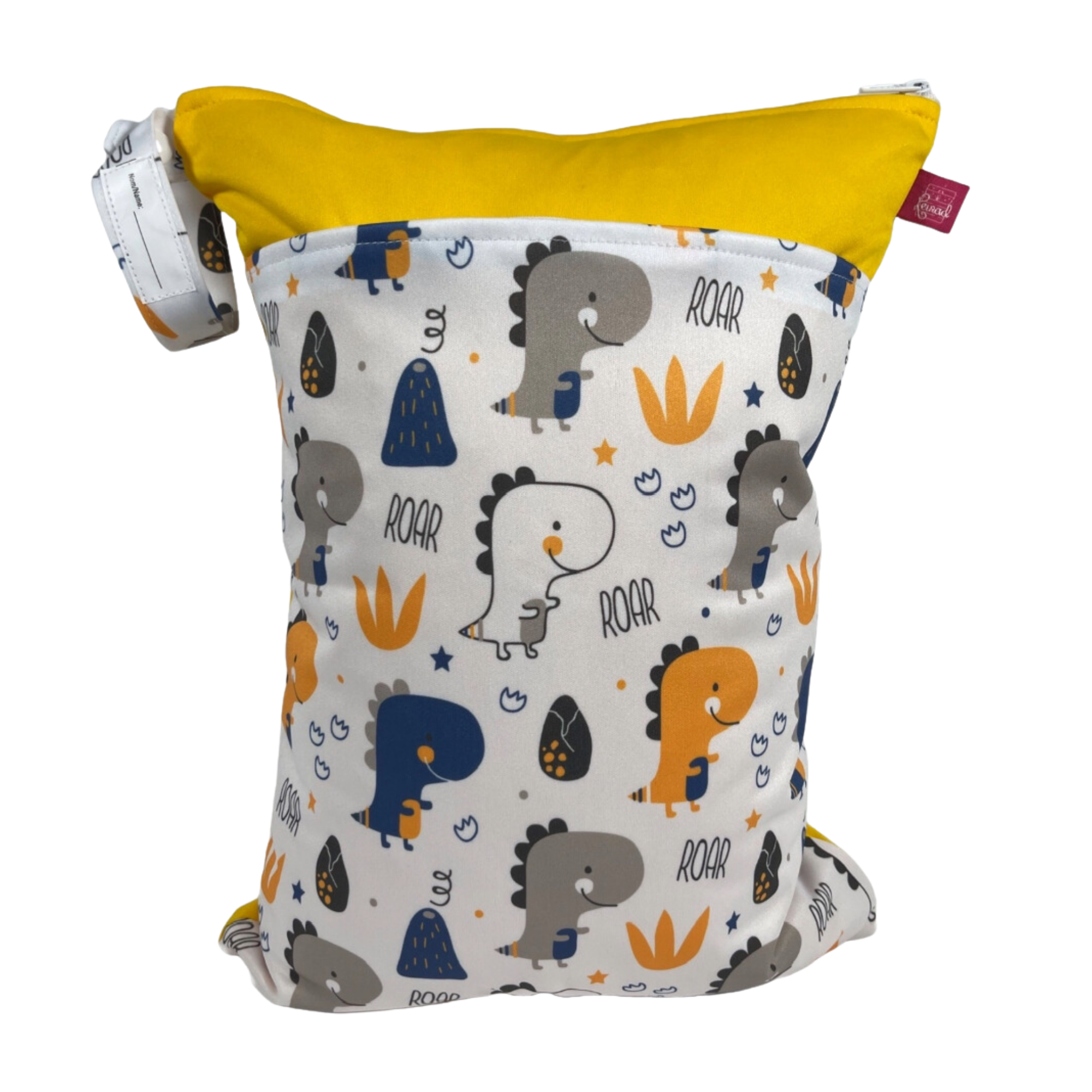 WETBAG mit NAMEN Set - Kitastarterset Dino/Dschungel