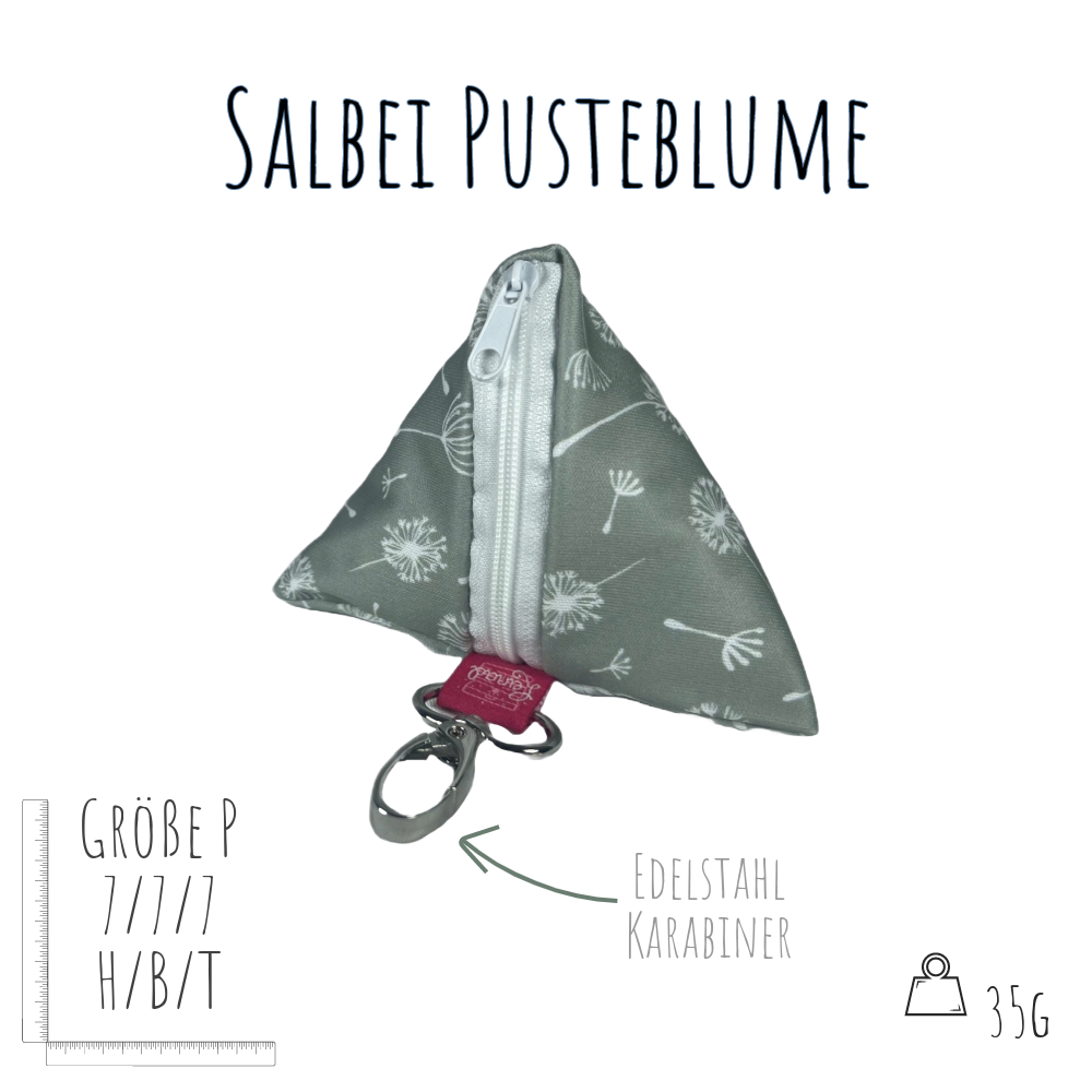 Pyramidentasche für kleine Utensilien - viele Motive