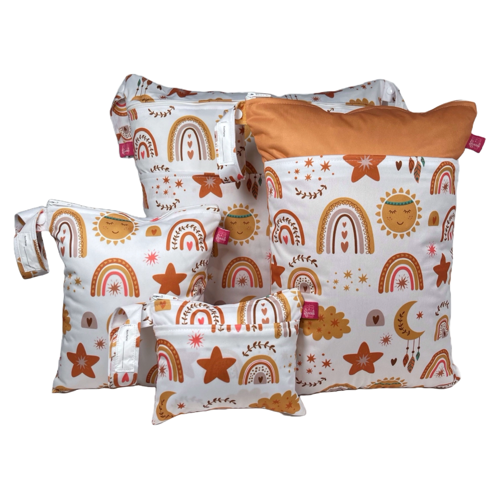 Wetbag Viererset „Boho“ - personalisierbar