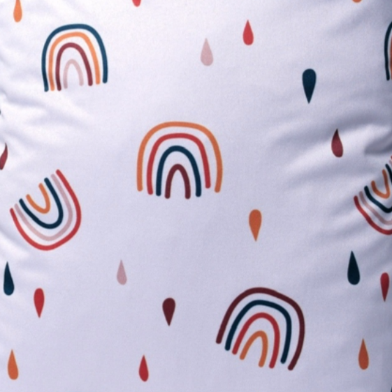 Kitastarterset „Regenbögen & Punkte“ - Personalisierbare Wetbags
