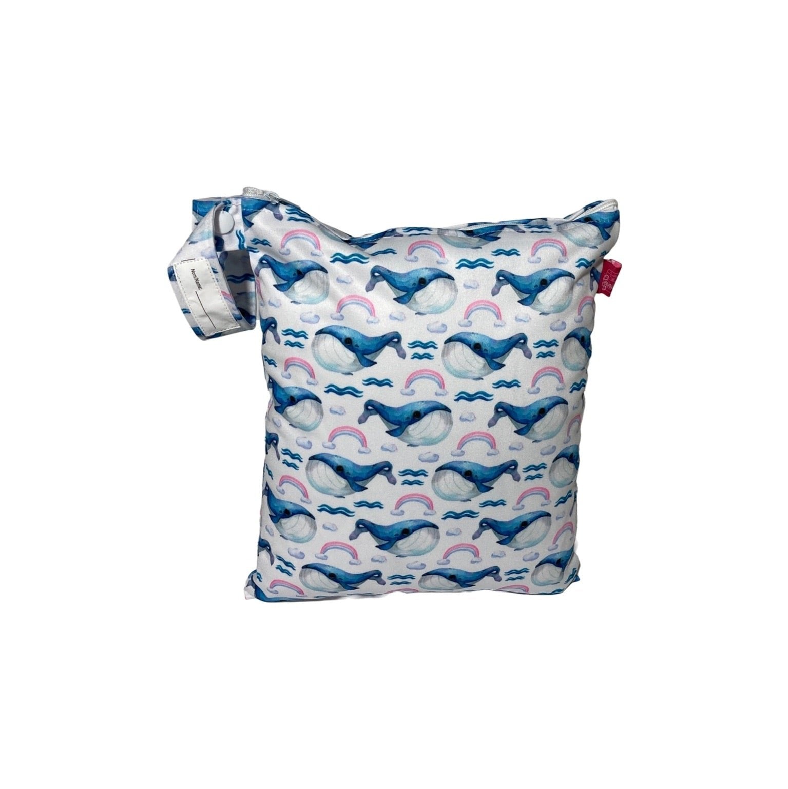 Wetbag Viererset „Wale“ - Wäschebeutel, Nasstaschen, Hygienetaschen