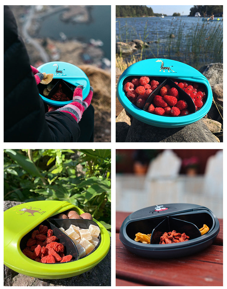 MiniDISC™– Kleiner Snackteller im Bento-Style - Orange