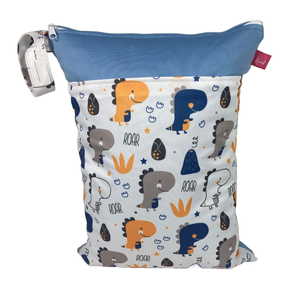 Große Wetbag „Dinos“ - personalisierbar