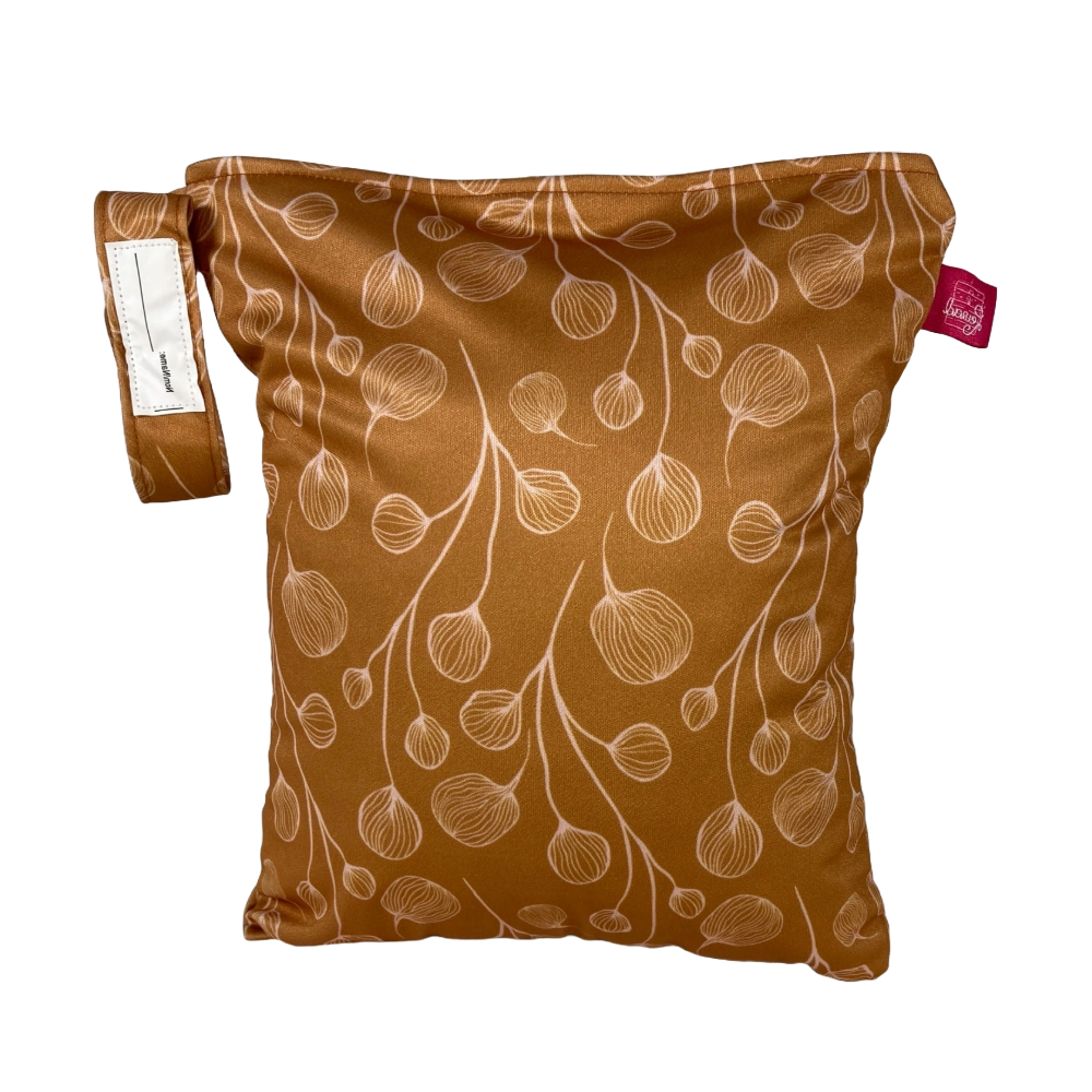 Mittelgroße Wetbag "Bronze Gräser"- Für Hygieneprodukte uvm.
