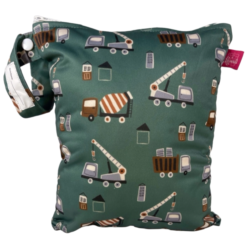 Mittelgroße Wetbag „Baustelle“