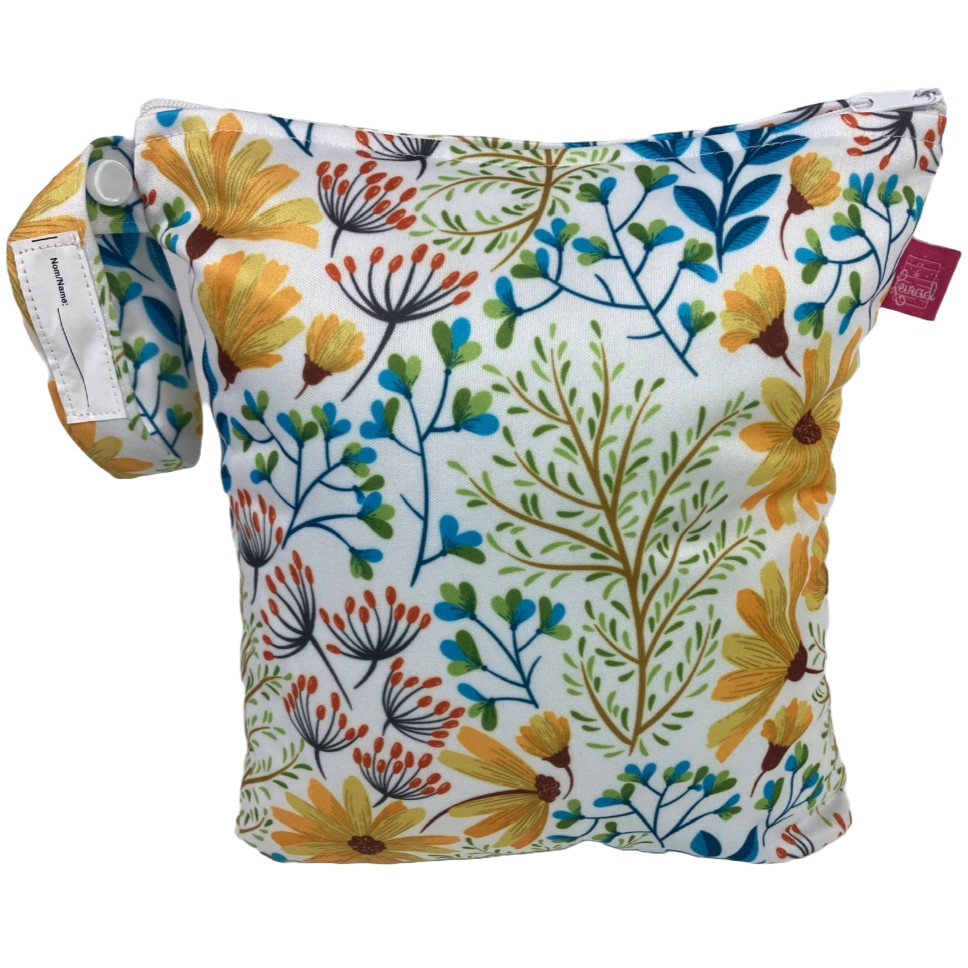Mittelgroße Wetbag „Blumen“