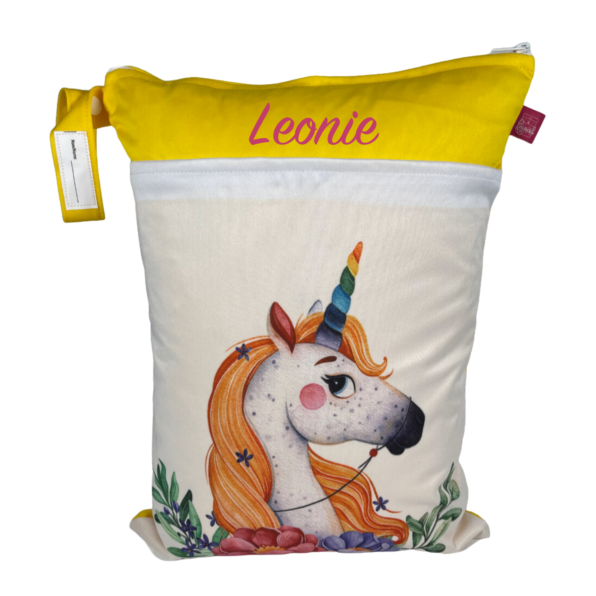 Wetbag "Einhorn"- zur Aufbewahrung von Wechselkleidung für Kindergarten und unterwegs