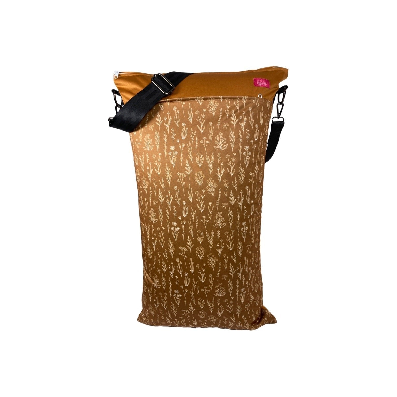 XXL Wetbag „Bronze Zweige“ - Wäschesack für Schmutzwäsche, Stoffwindeln, Badesachen - nahezu wasserdicht