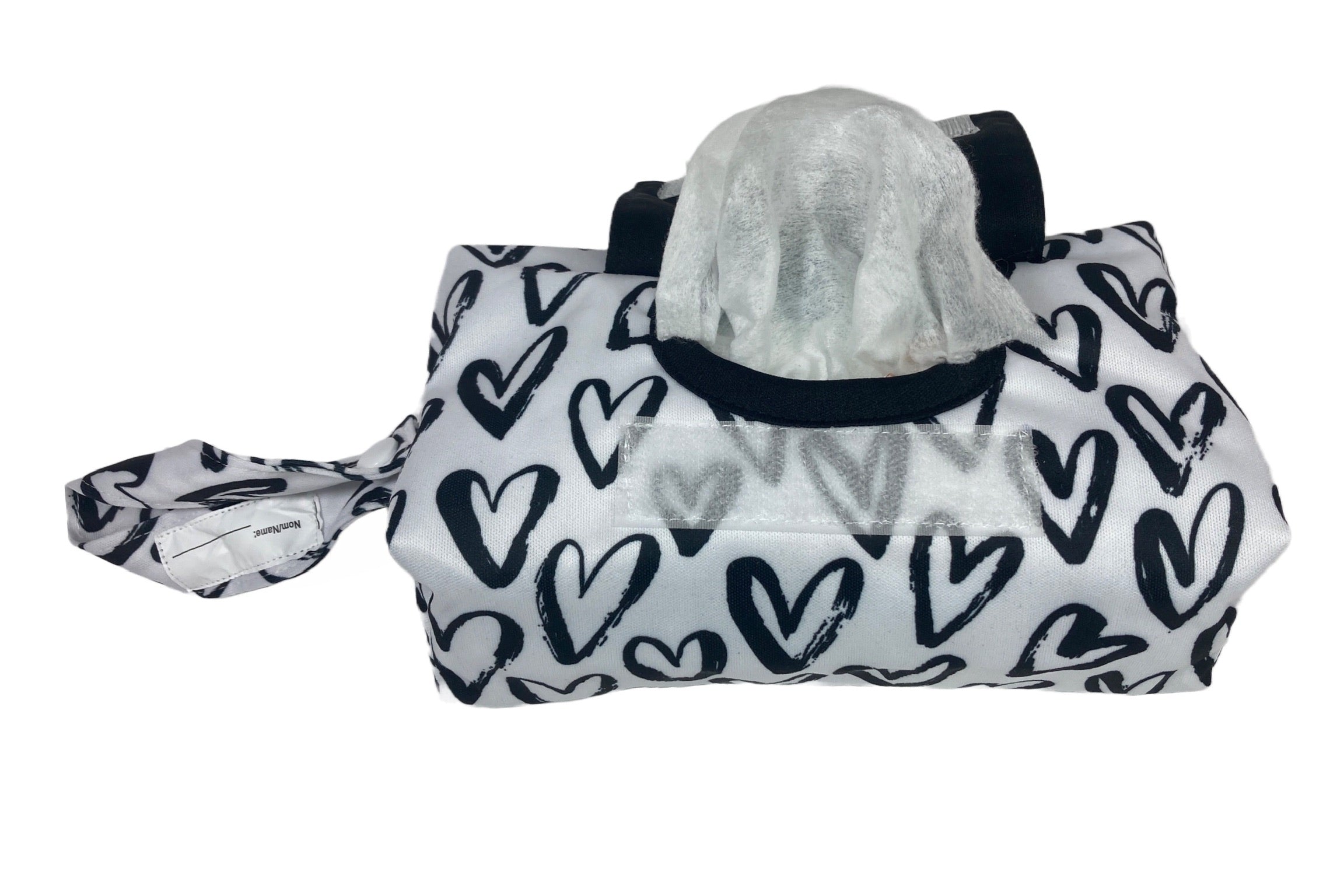 WeBaDa Feuchttuchtasche – Verschiedene Motive schwarz/weiß