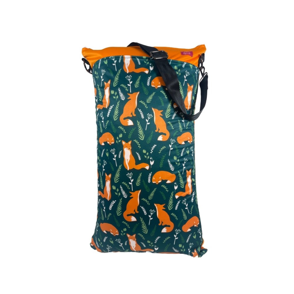 XXL Wetbag „Füchse“ - geruchsdichter Wäschesack