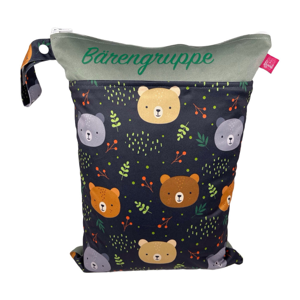 Große Wetbag "Bären" - personalisiert