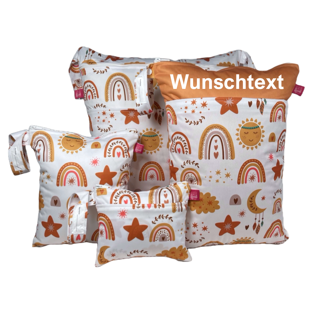 Wetbag Viererset „Boho“ - personalisierbar