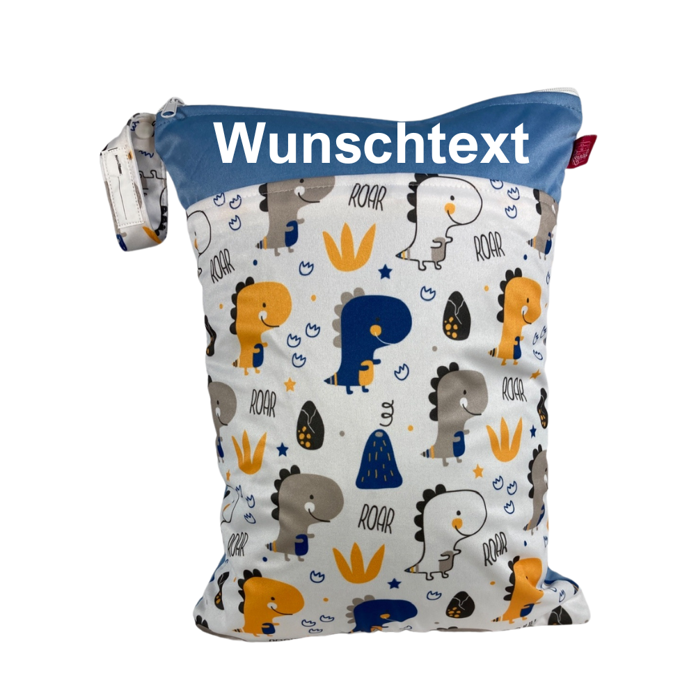Große Wetbag „Dinos“ - personalisierbar