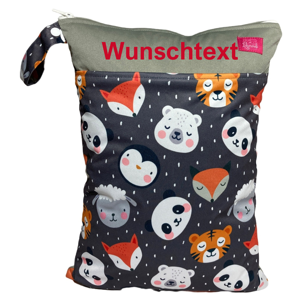 Kitastarterset „Bären & Tiere“ - Personalisierbare Wetbags