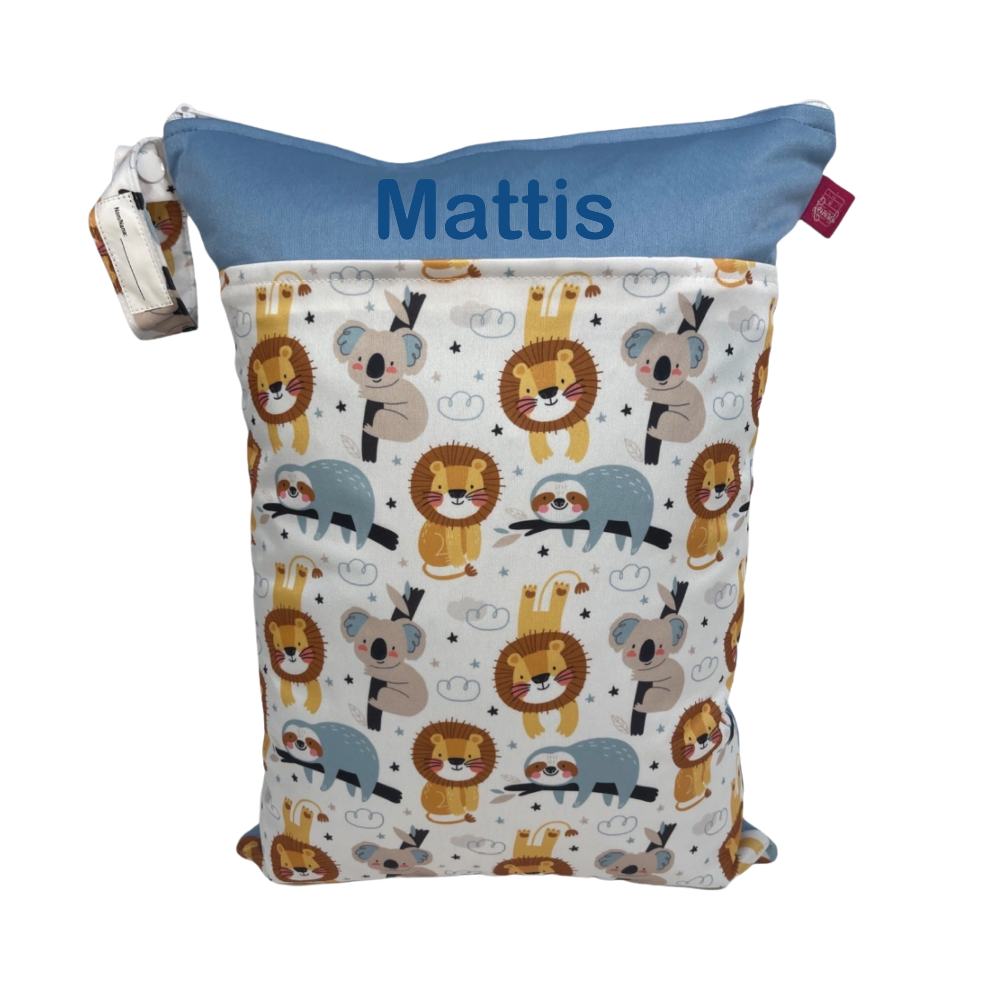 WETBAG mit NAMEN Set - Kitastarterset Dino/Dschungel