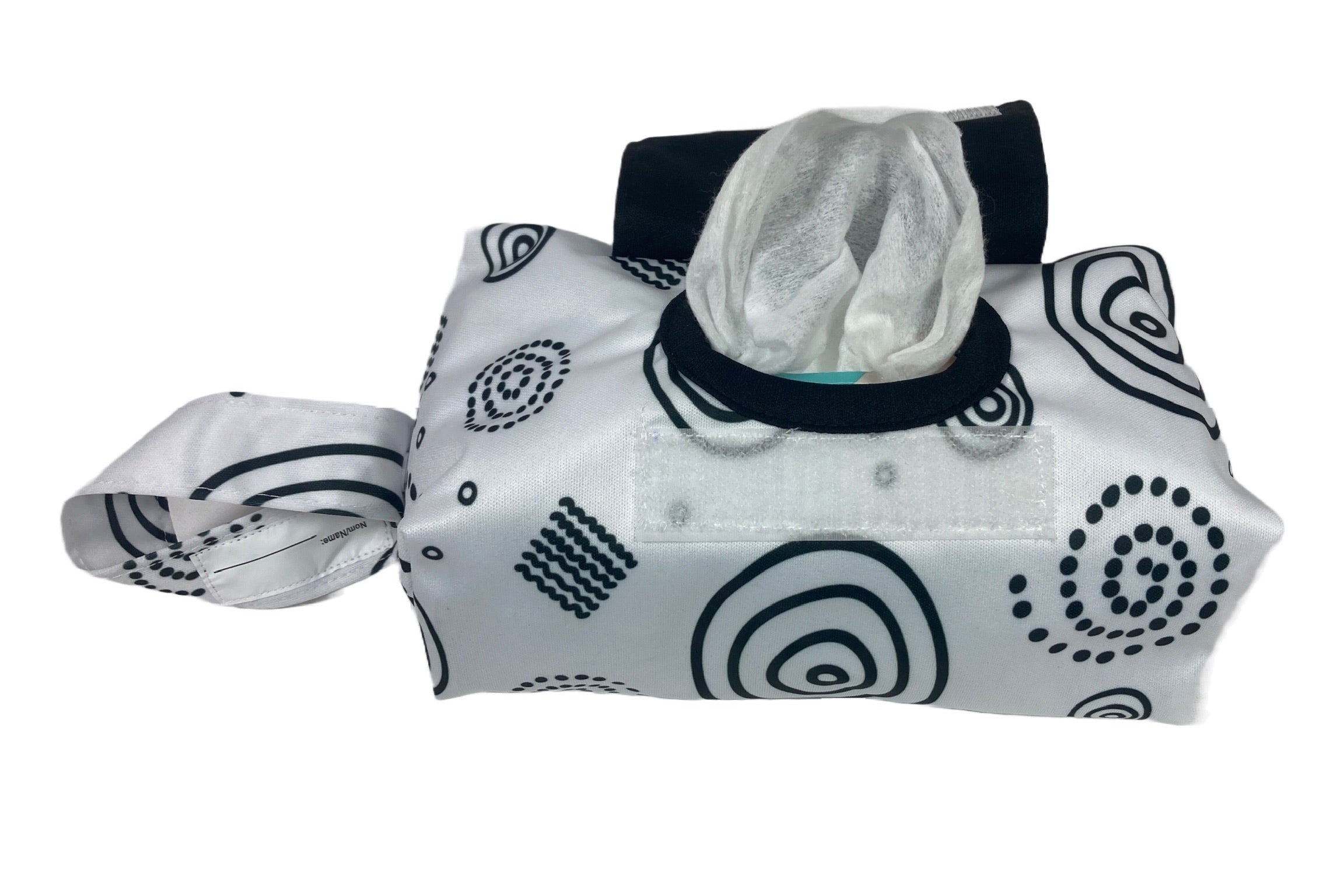 WeBaDa Feuchttuchtasche – Verschiedene Motive schwarz/weiß