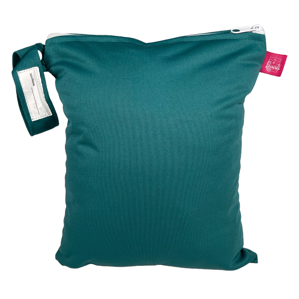 Wetbag Größe M in entenblau – perfekt für Hygieneprodukte, Kosmetik & nasse Kleidung