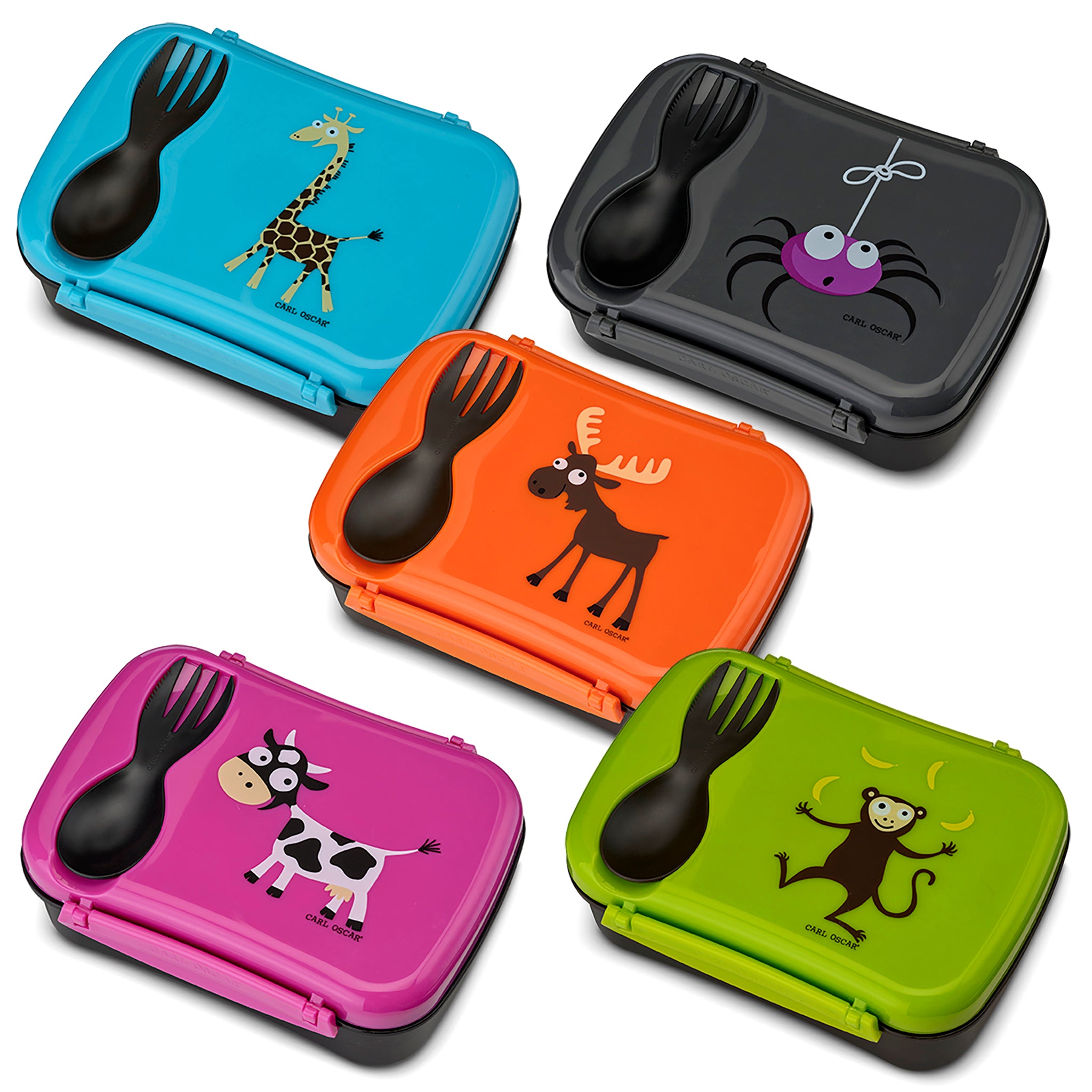 Brotdose mit Kühlakku & Besteck – Limette