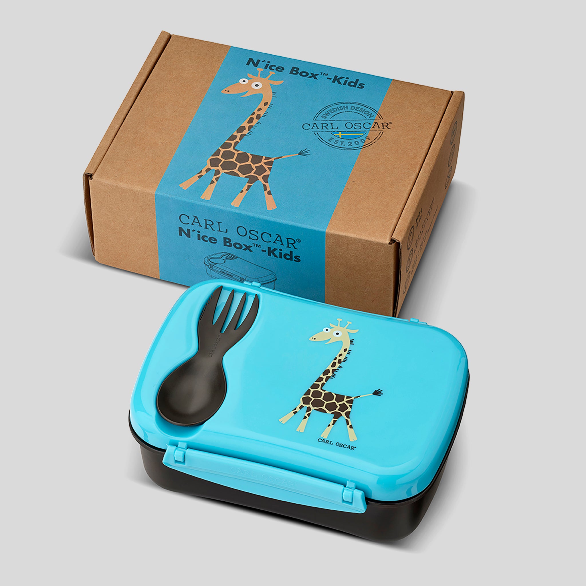 Brotdose mit Kühlakku & Besteck – Türkis