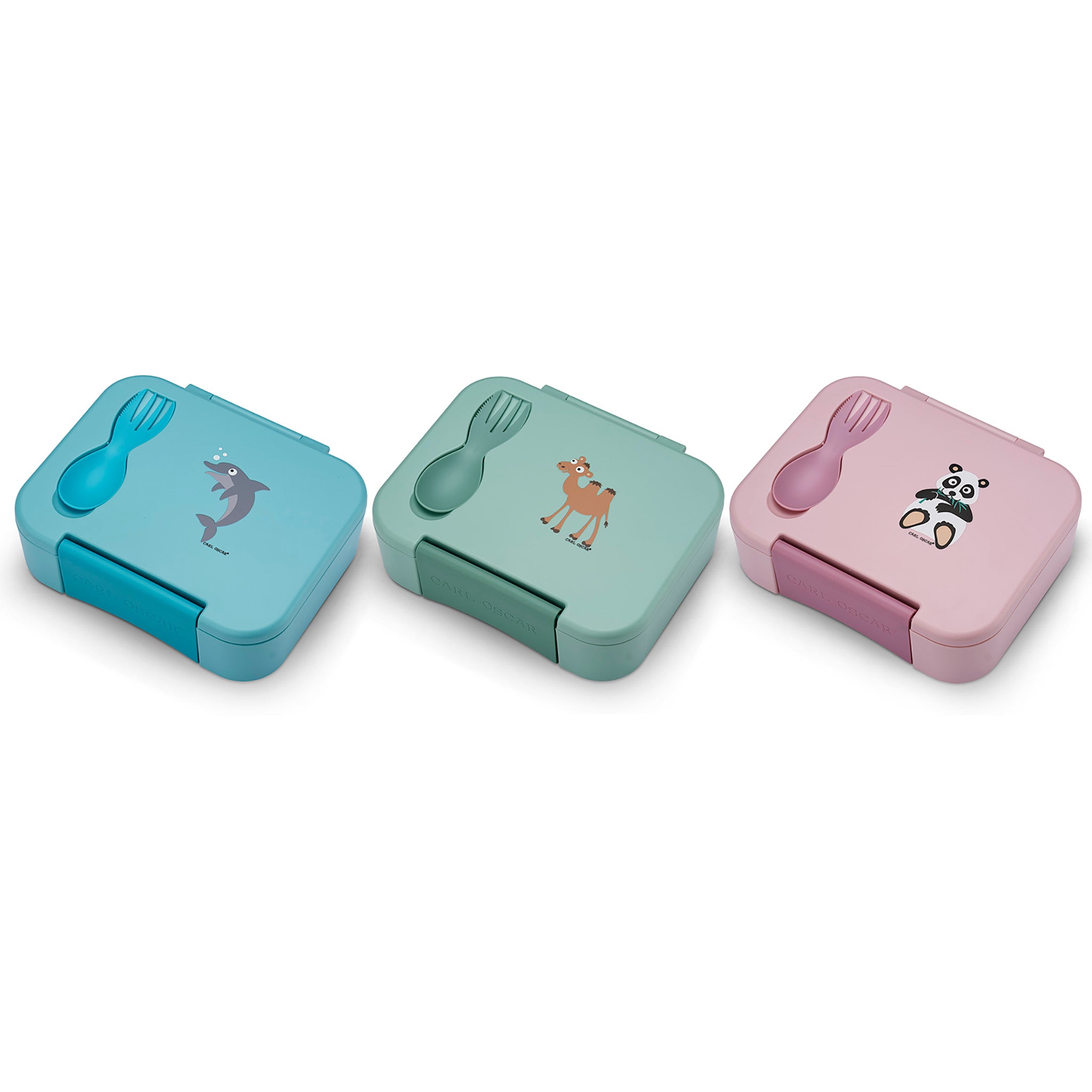 BentoBOX™ - Brotdose für Kinder mit 3 Fächern, 3 Motive