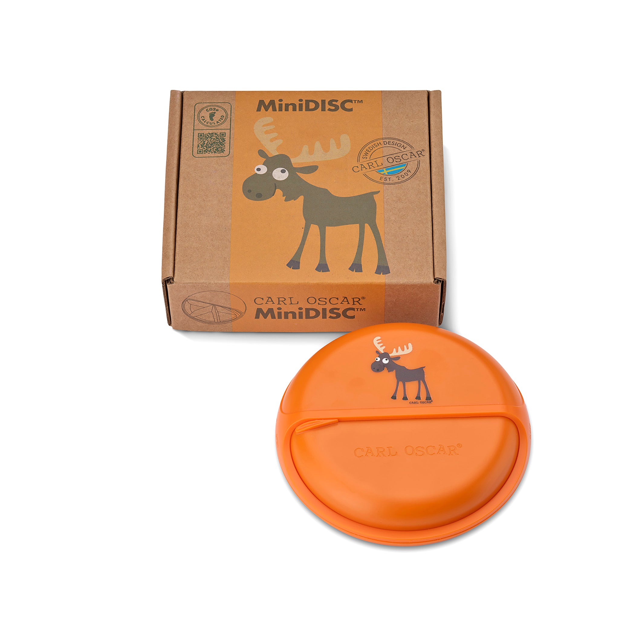 MiniDISC™– Kleiner Snackteller im Bento-Style - Orange