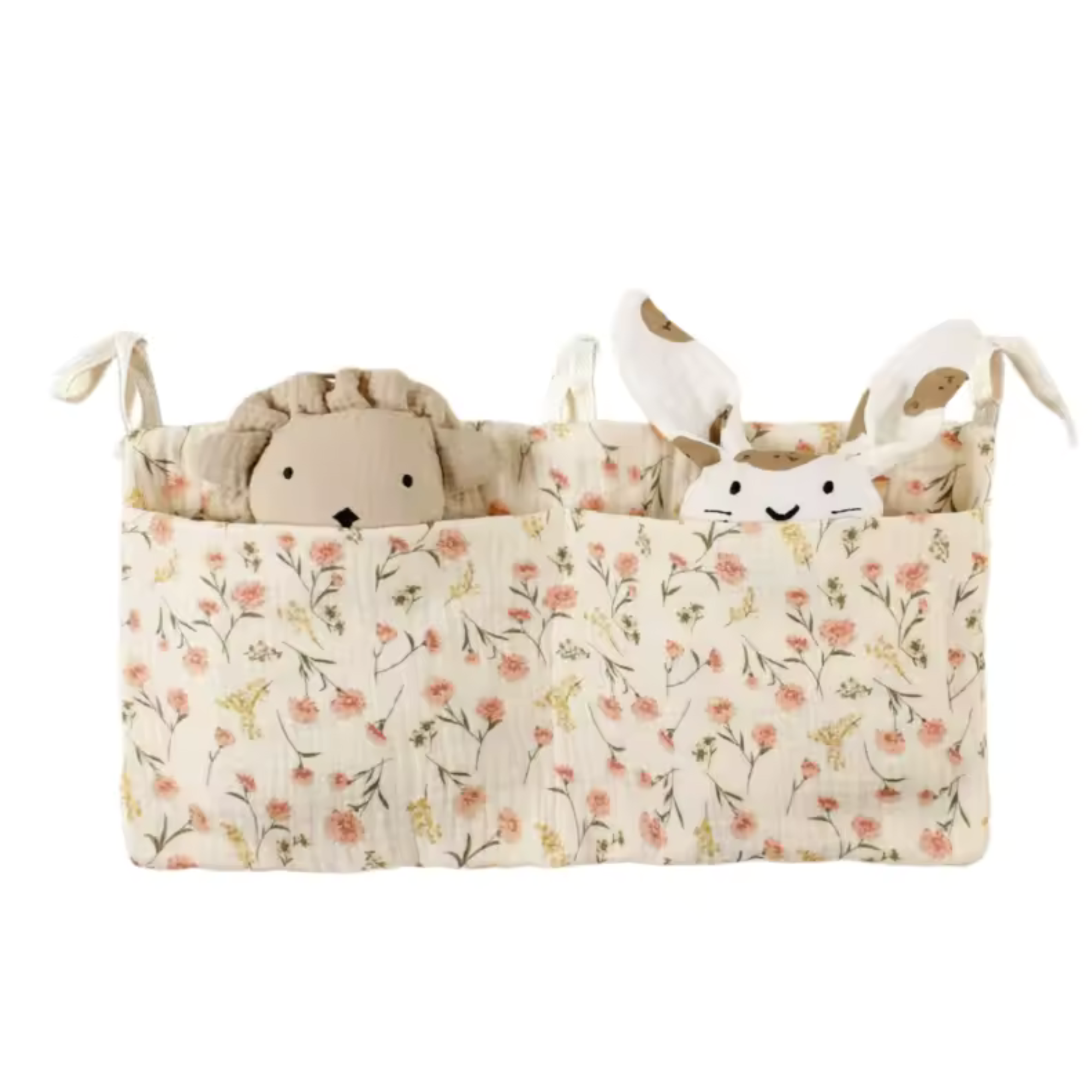 Betttasche aus Musselin - Utensilo für Baby- & Kinderbett