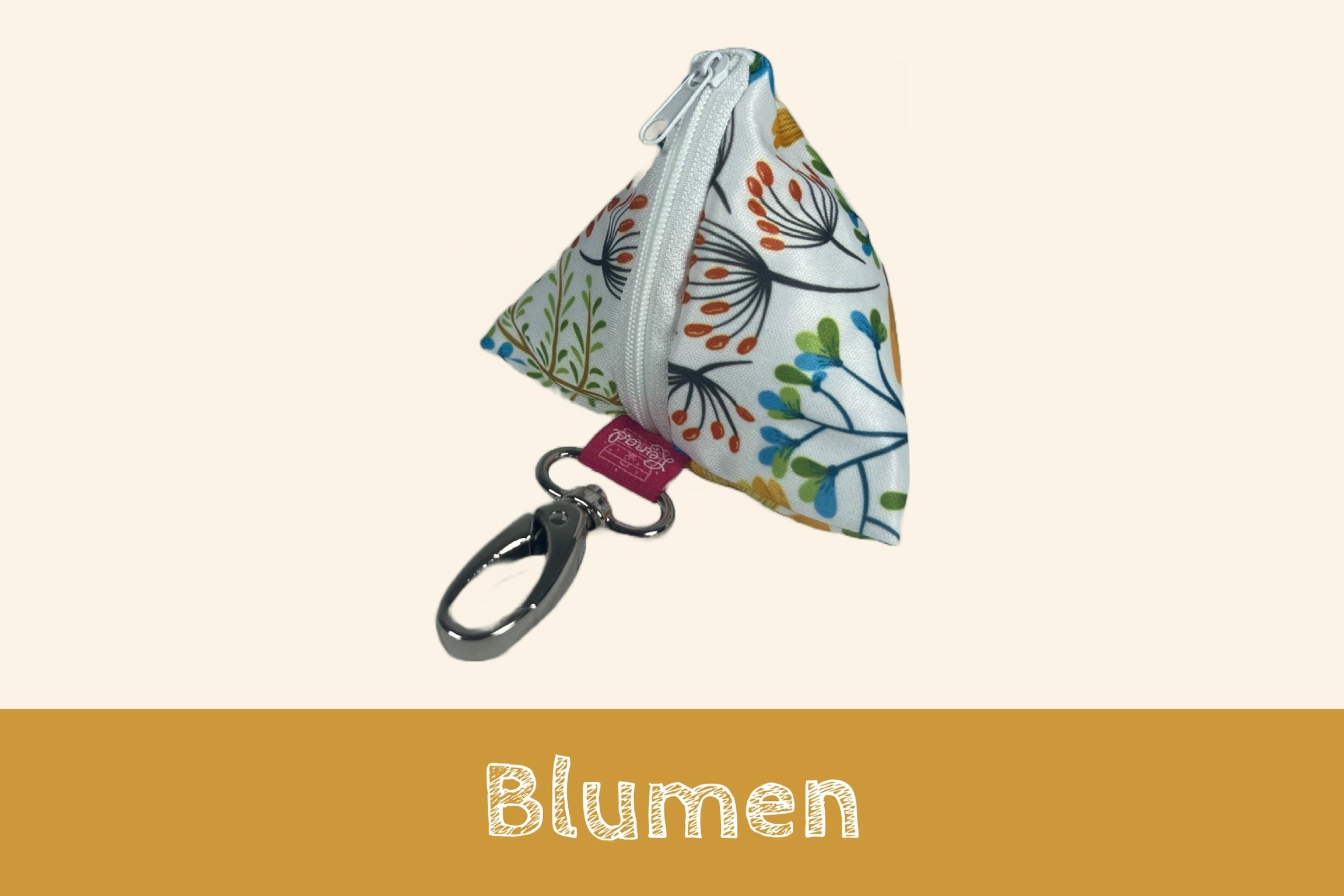 Pyramidentasche für kleine Utensilien - viele Motive