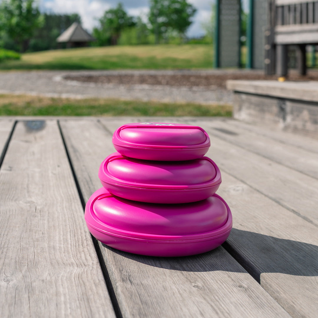 MiniDISC™– Kleiner Snackteller im Bento-Style - Pink