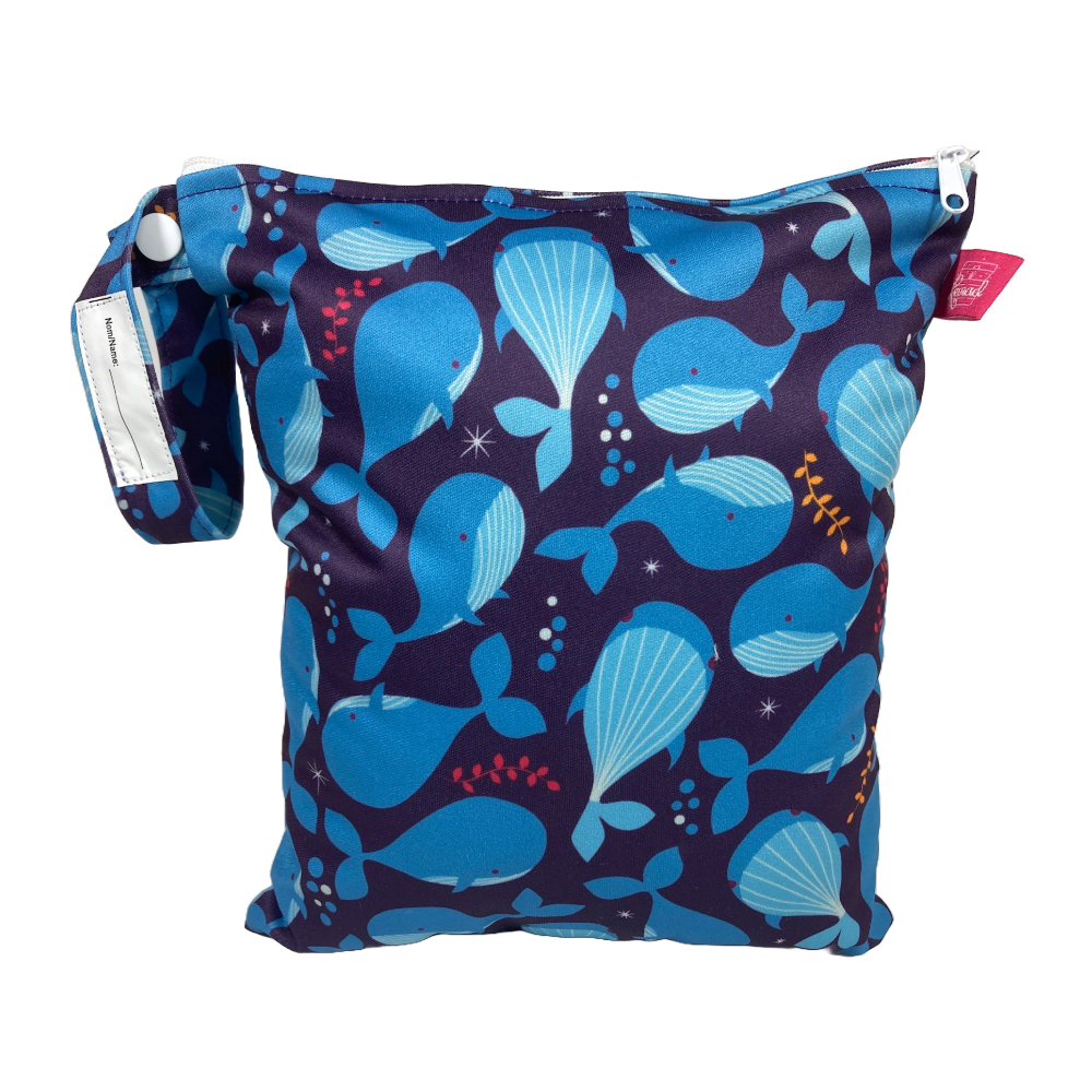 Mittelgroße Wetbag „Wale“