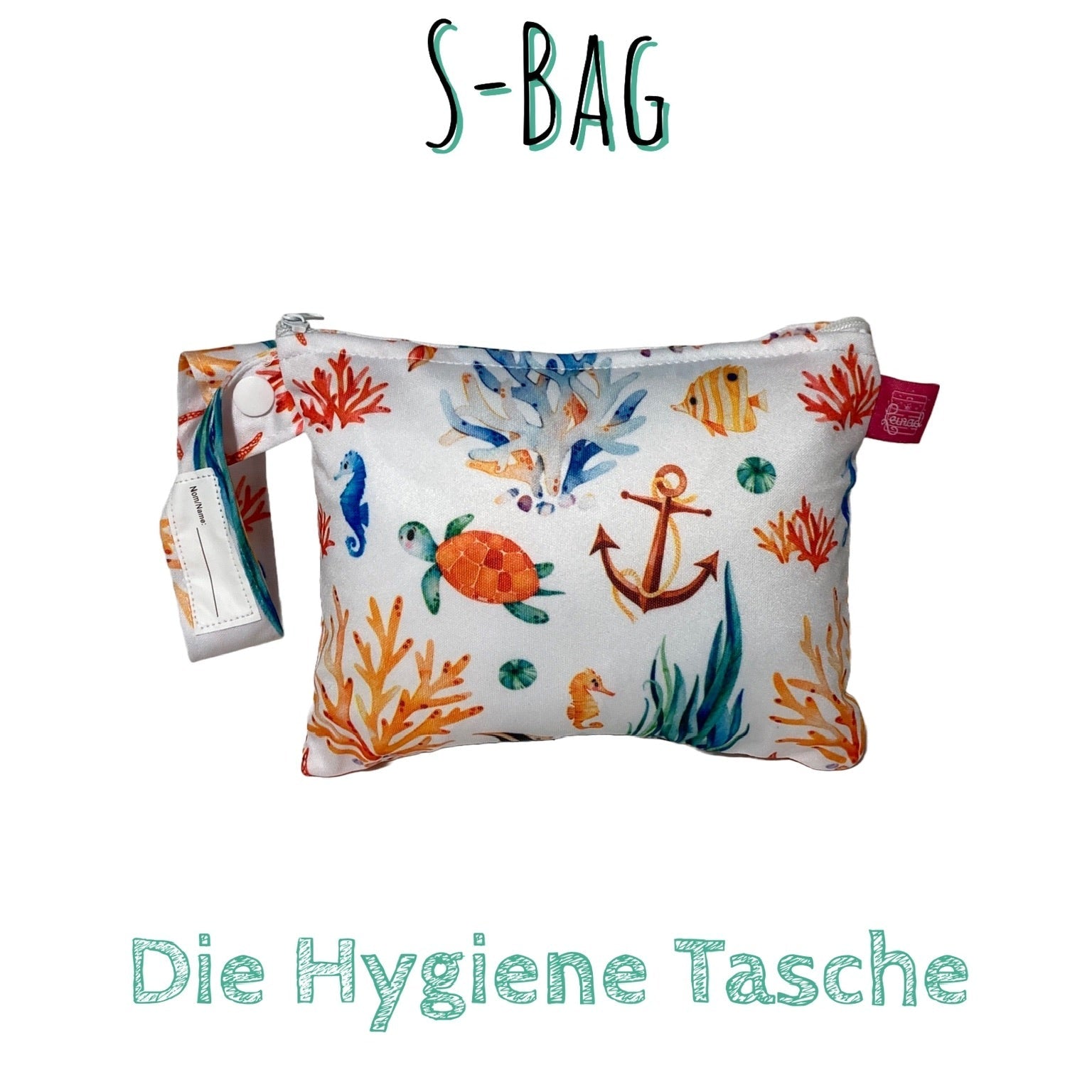 Wetbag Viererset „Unterwasser“ - Nasstaschen für Urlaub & Alltag