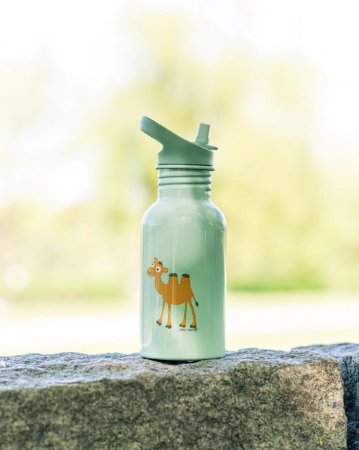 Kinder Trinkflasche aus Edelstahl, Carl Oscar, 500 ml - Kamel