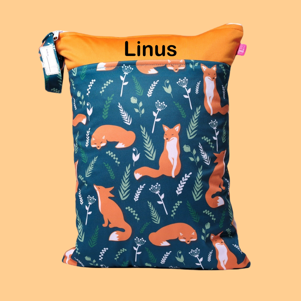 Große Wetbag "Füchse" - personalisierbar