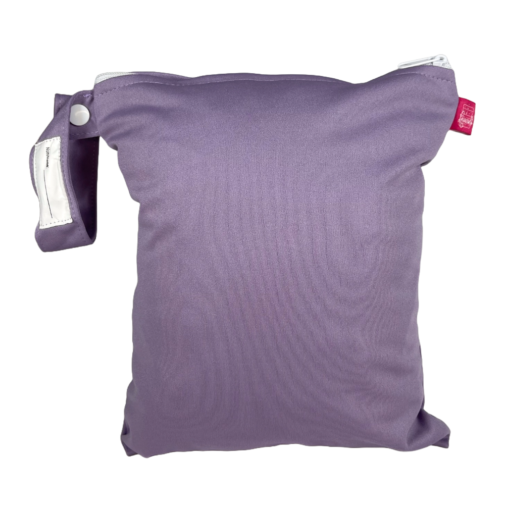 Wetbag Größe M in Blaulila – ideal für Periodenunterwäsche, Hygieneartikel & feuchte Badebekleidung