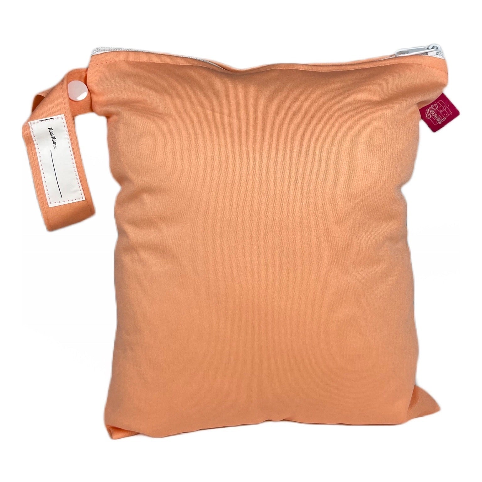 Wetbag Größe M in Lachsrot – nachhaltiger Beutel für Hygieneprodukte & Kosmetik