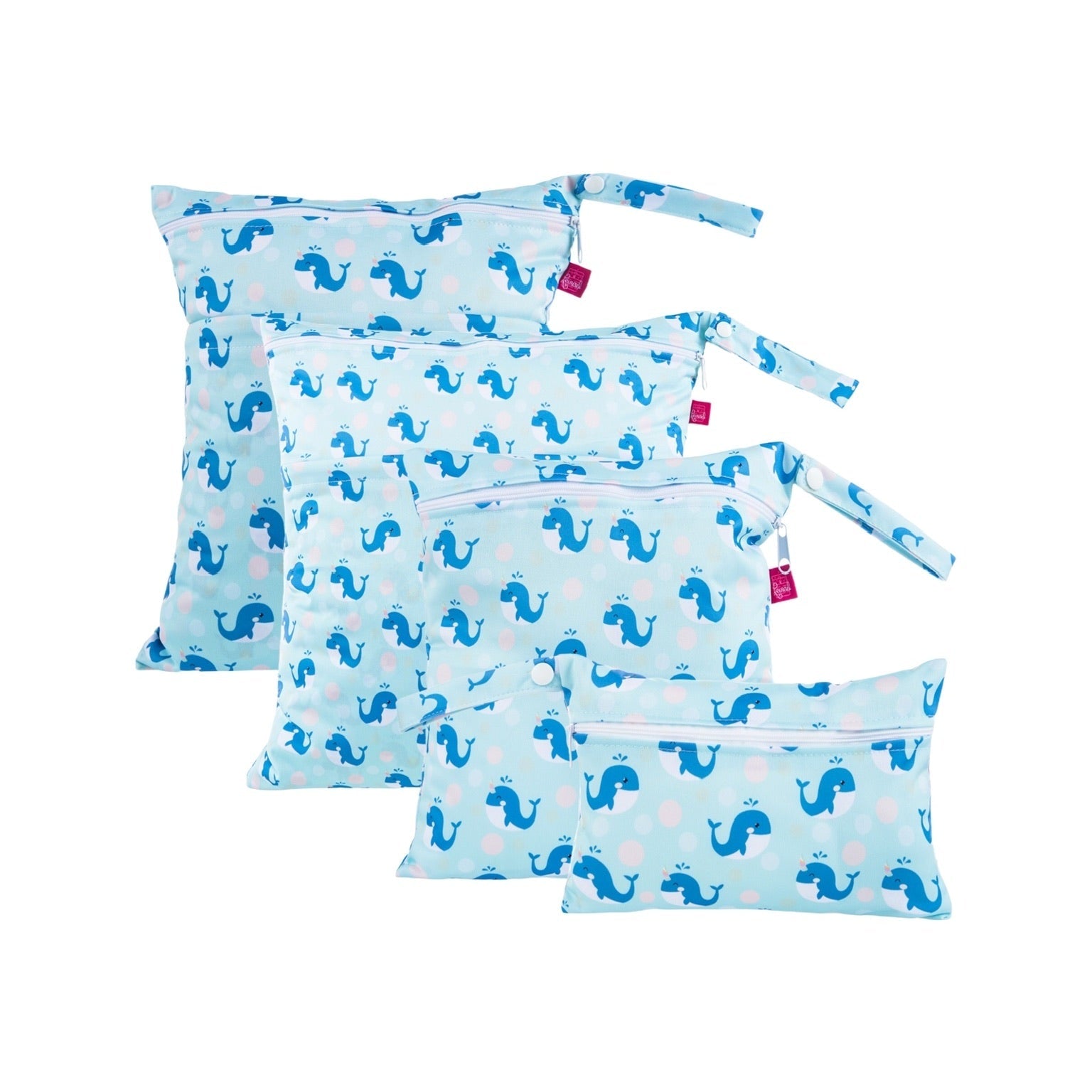 Wetbag Vierersets - Wäschebeutel-Set in verschiedenen Motiven